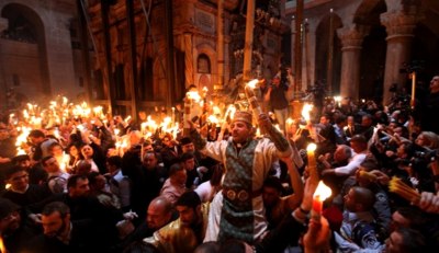 Ugnies nusileidimas Jeruzalje