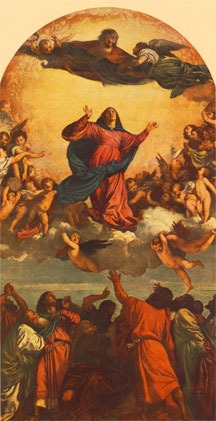 Assumption of Virgin. Vacellio Tiziano