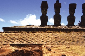 Platforma prie Ahu Nau Nau