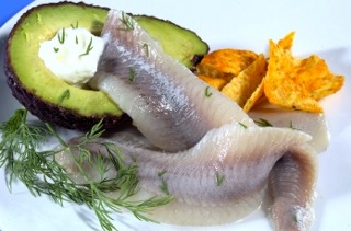 Herring with Avocade, recipe