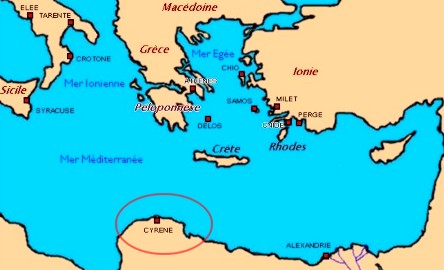 Map of Mediterraine