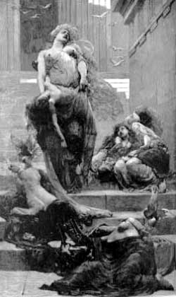 Niobe by Joseph Solomon (1860-1927)