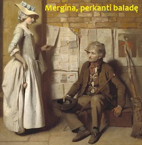 H. Voltonas. Mergina, perkanti balad