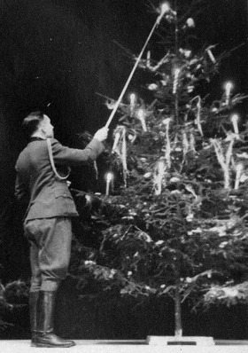 Lighting Nazi Christmas Tree
