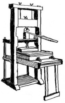 Gutenbergo spausdinimo stakles