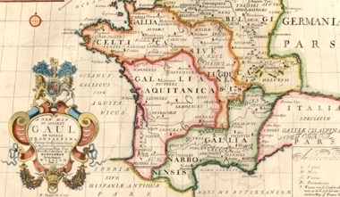 Map of Gallia