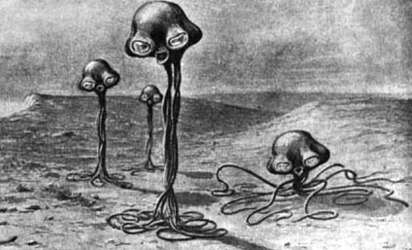 Marsieiai. Herbert Wells. War of Worlds