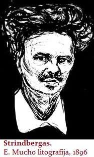 Stringbergas. Mucho litografijoje