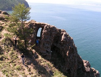 "Window" at Deva Rock at Baikal