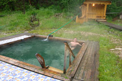 Mineral spring at north of Baikal