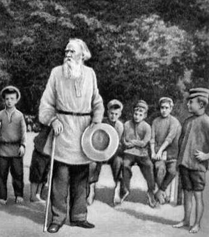 Lev Tolstoj and children