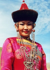 Buryat girl. Irkutsk