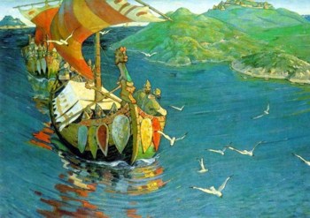 Roerich. Guests from overseas