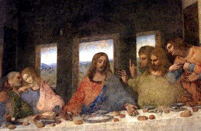 da Vini. Last Supper (fragment)