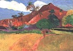 Paul Gauguin. Tahiti landscape
