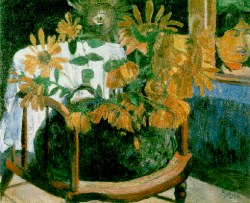 Paul Gauguin. Sunflowers