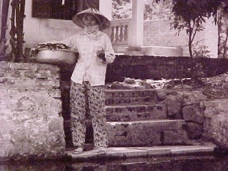 Washing Girls outside Hanoi