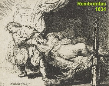 Rembrantas: Juozapas ir Potifaras, 1634