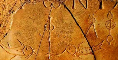 fishes at Rome catacombs