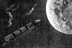 Jules Verne. Trip to Moon