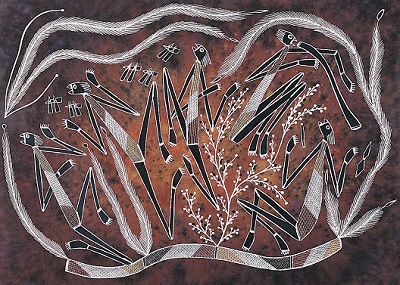 Djorlom. okanios Namorroddos. Aborigenu menas