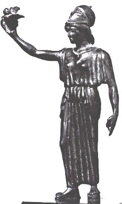 Athena with Owl, 450 BC