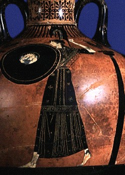 Berlin Athena: Pananthenaic amfora, Athena