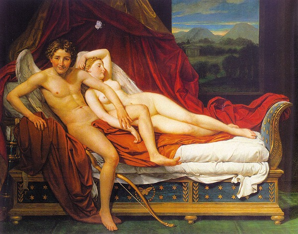 Jacques-Louis David. Kupidon ir Psich