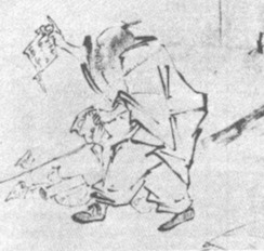 Hui-neng tears up sutras