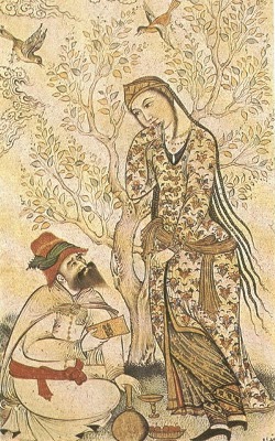 Avicena and Muse of medicine