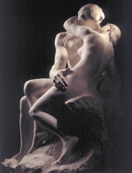 "Kiss" of Auguste Rodin< (Rodeno "Buinys")