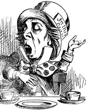 Skryblius i Alisos stebukl alyje, Tenielis