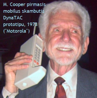 M. Cooper kalba mobiliu telefonu