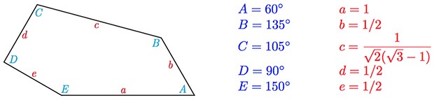 Naujas parketinis penkiakampis