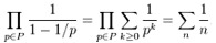 Euler formula for Euclid theorem