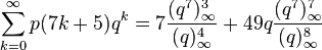 Partitions approximal number by Ramanujan
