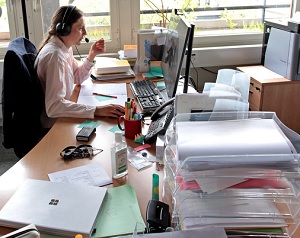 Maryna Viazovska darbo vietoje