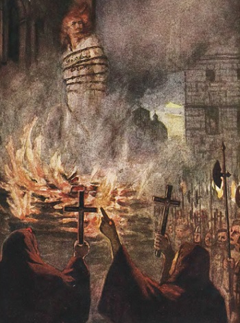 Dordanas Bruno liepsnoja