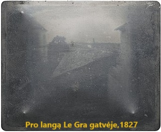 Vaizdas pro lang Le Gra gatvje, 1827
