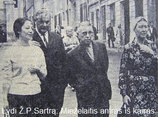 Mieelaitis, Zonina, Sartre, Beauvoir