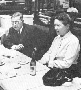 Sartre and Simone de Beauvoir